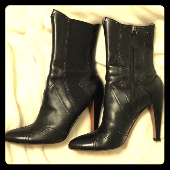 Alaia Shoes - Alaia Paris Black Leather leather Stiletto Boots